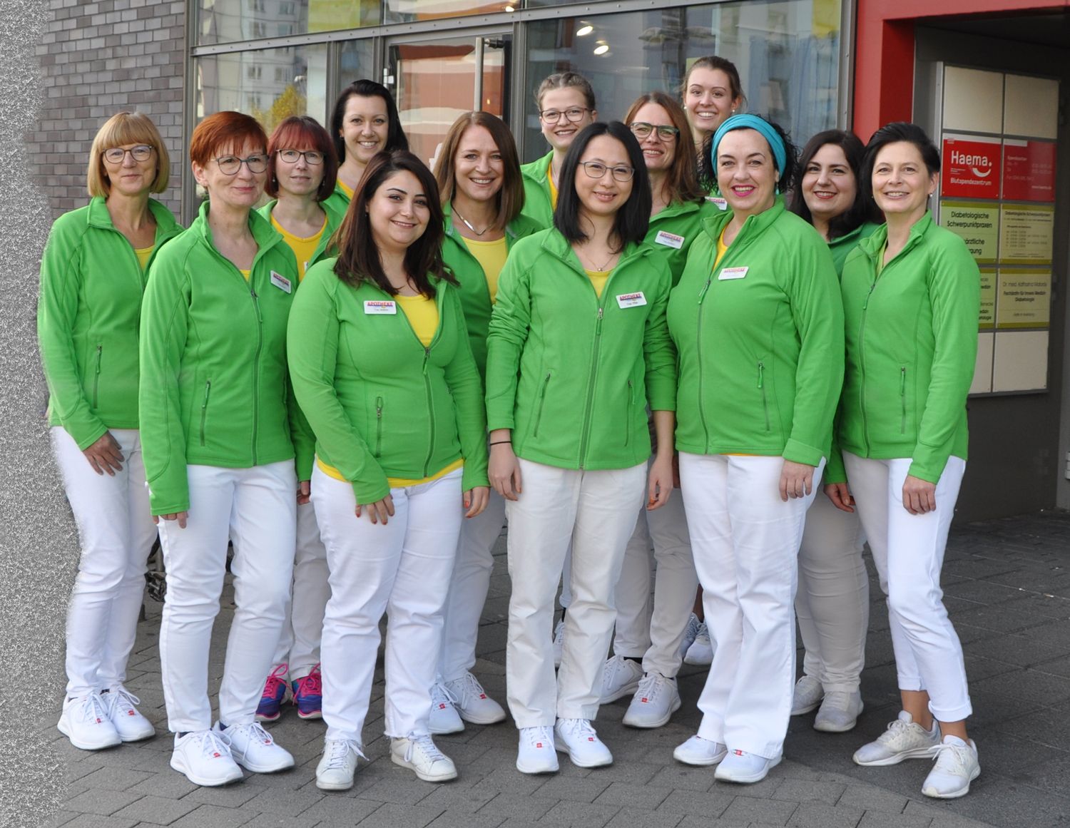 Gruppenfoto des Teams